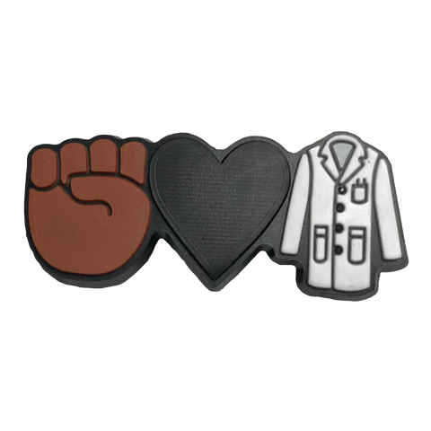 "Support Black Doctors" Emoji Charm