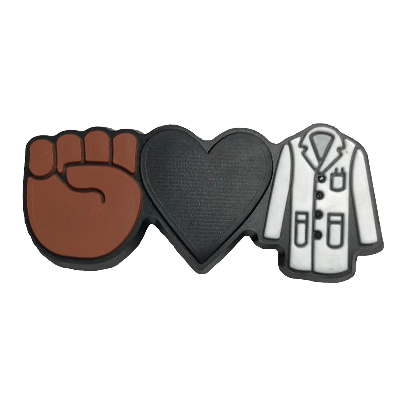 "Support Black Doctors" Emoji Charm